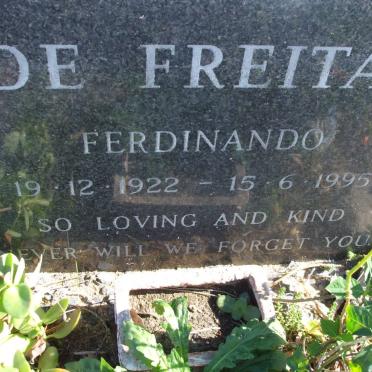 FREITAS Ferdinando, de 1922-1995