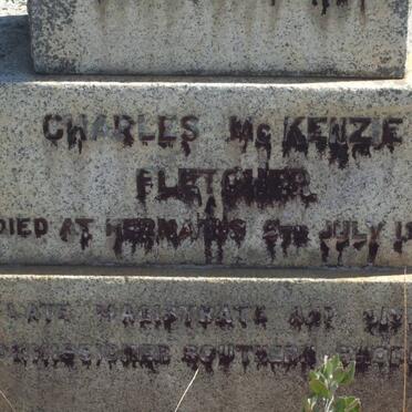 FLETCHER Charles McKenzie -1947