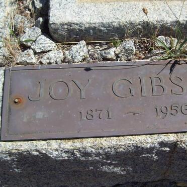 GIBSON Joy 1871-1956
