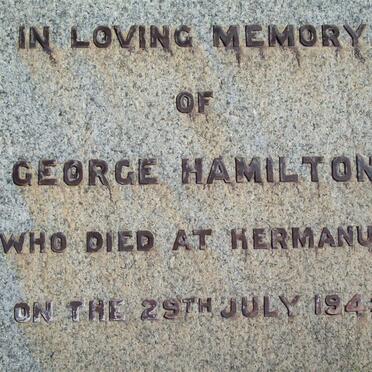 HAMILTON George -1945