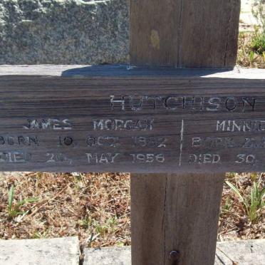 HUTCHISON James Morgan 18?2-1956 &amp; Minnie REID 1889-1964