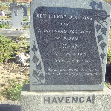 HAVENGA Johan 1915-1958