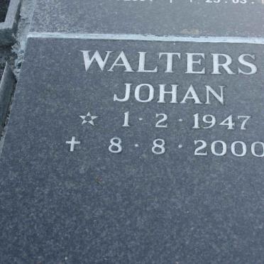 WALTERS Johan 1947-2000