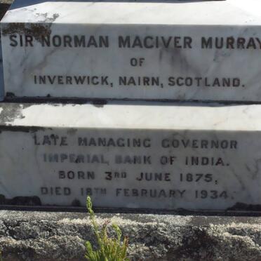 MURRAY Norman Maciver 1875-1934
