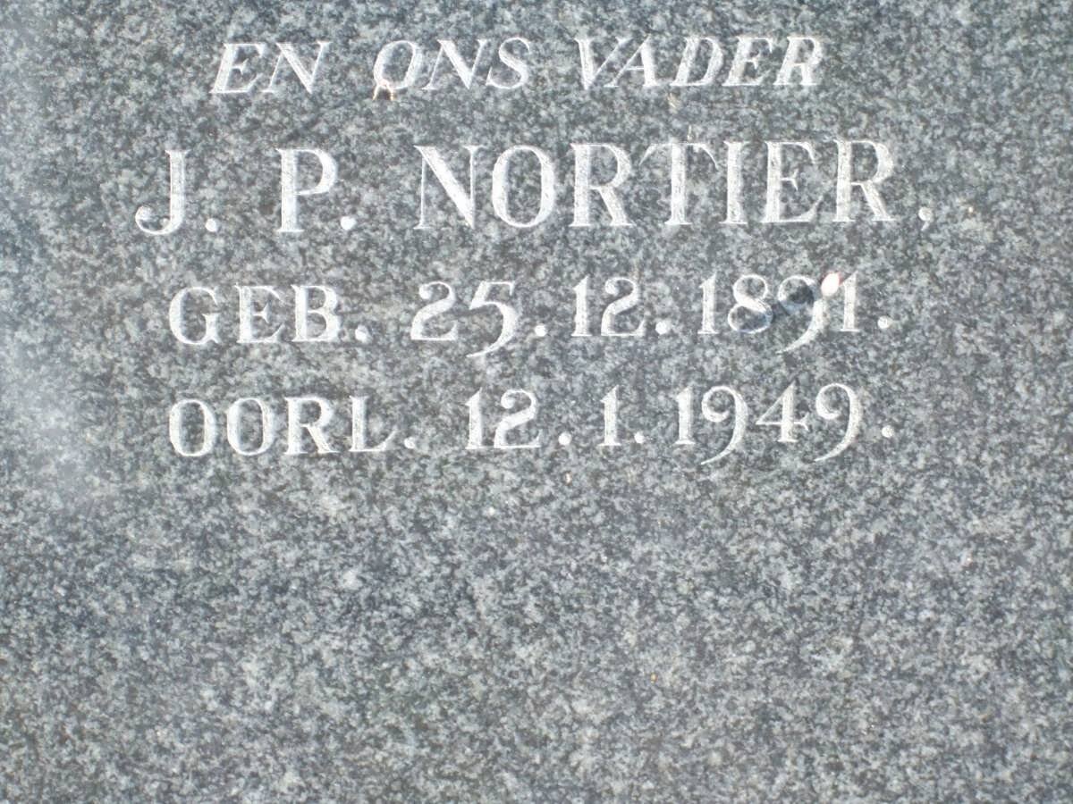 NORTIER J.P. 1891-1949