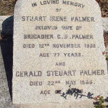 PALMER Gerald Steuart -1965 &amp; Stuart Irene -1959