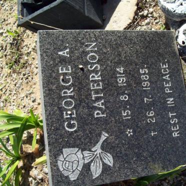 PATERSON George A. 1914-1985