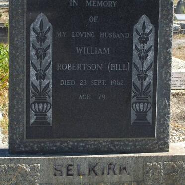 SELKIRK Robertson William 1883-1962