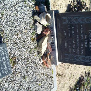 SCHMIDLIN Herbert Valentine 1887-1980 &amp; Sophia Maria MARX 1897-1978 :: SCHMIDLIN Alec 1919-1987