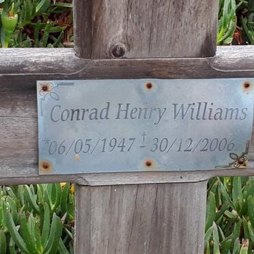 WILLIAMS Conrad Henry 1947-2006