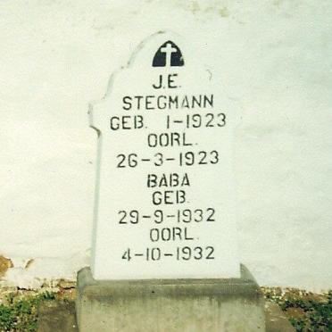 STEGMANN J.E. 1923-1923 :: STEGMANN Baba 1932-1932