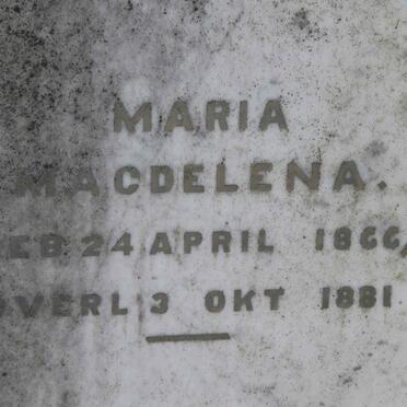 UYS Maria Magdalena 1866-1881