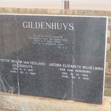 Western Cape, HEIDELBERG district, Annex Klein Duinerug 469, farm cemetery