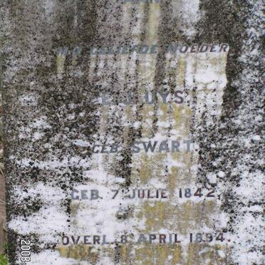 UYS Elizabeth Johanna nee SWART 1842-1894