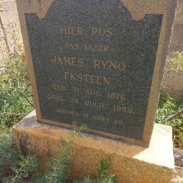 EKSTEEN James Ryno 1876-1958