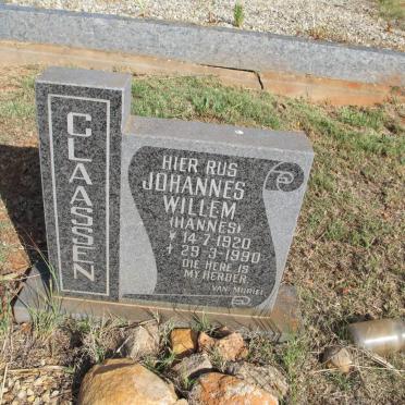 CLAASSEN Johannes Willem 1920-1990