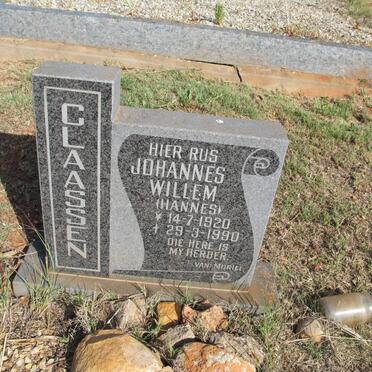 CLAASSEN Johannes Willem 1920-1990