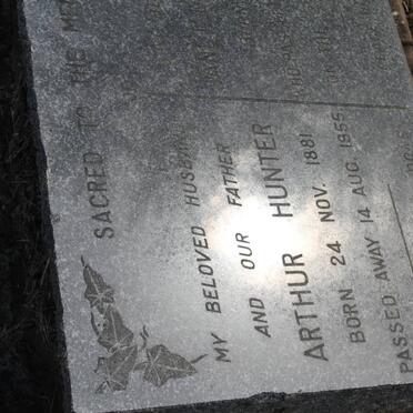 HUNTER Arthur 1881-1955