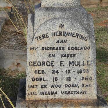 MULLER George F. 1893-1954