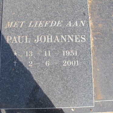 MULLER Frans 1926-2002 &amp; Delina J.P. PACE 1931- :: MULLER Paul Johannes 1951-2001