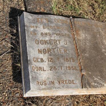 NORTIER Ockert J. 1879-1958