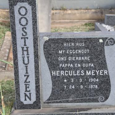 OOSTHUIZEN Hercules Meyer 1904-1978