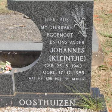 OOSTHUIZEN Johannes 1943-1985