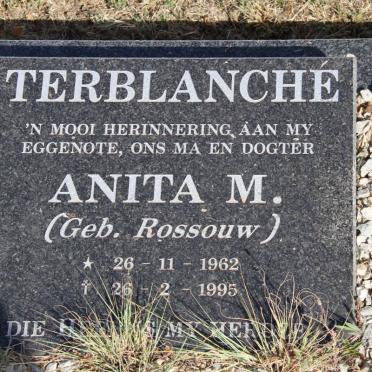 TERBLANCHE Anita M. nee ROSSOUW 1962-1995