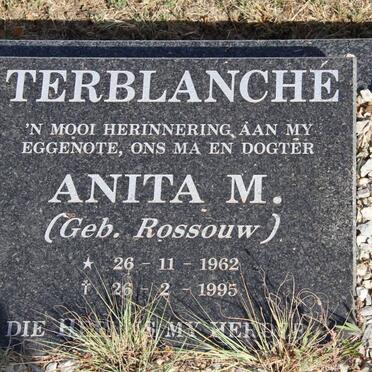 TERBLANCHE Anita M. nee ROSSOUW 1962-1995