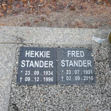 STANDER Hekkie 1934-1996 :: STANDER Fred 1931-2010