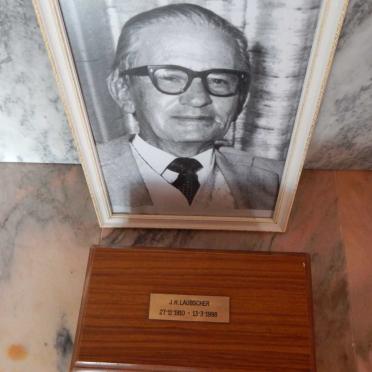 LAUBSCHER Jacob Hendrik 1910-1998