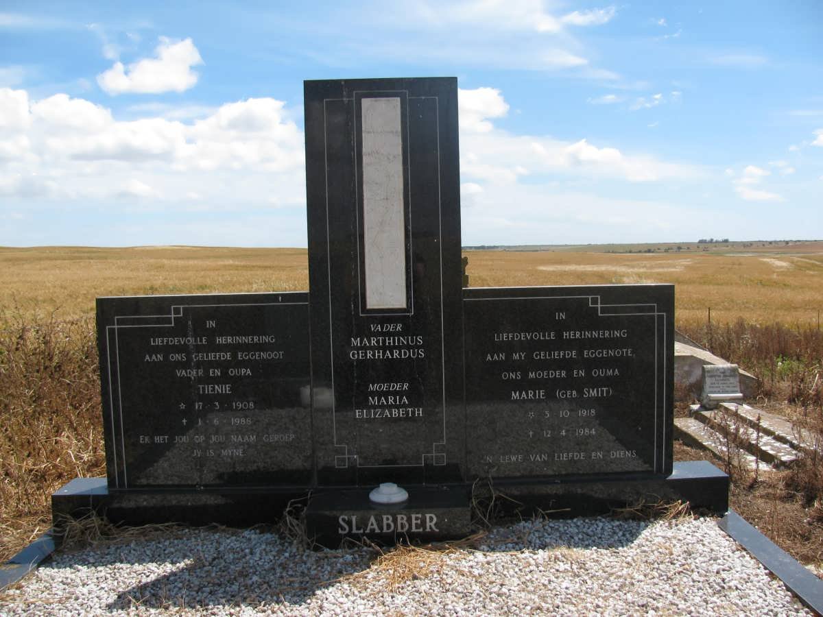 SLABBER Marthinus Gerhardus 1908-1988 &amp; Maria Elizabeth SMIT 1918-1984