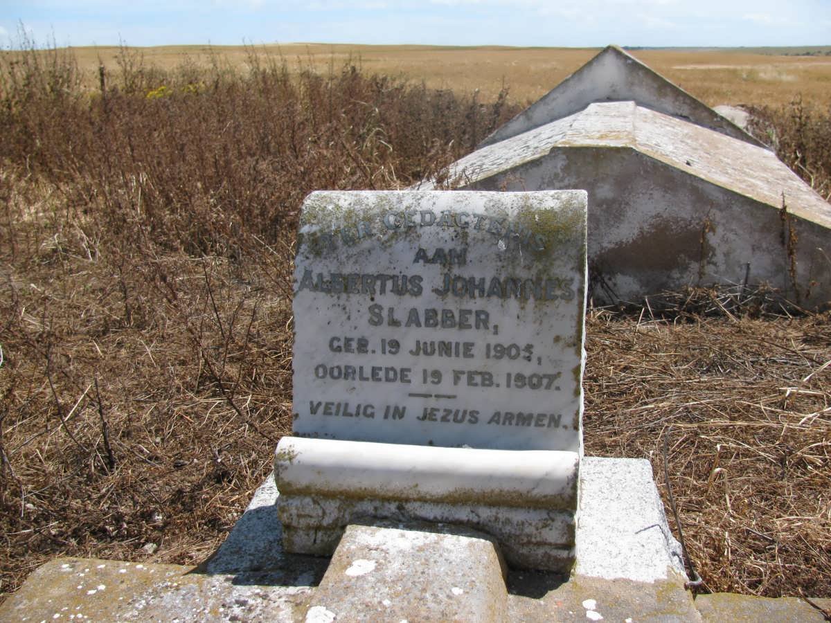 SLABBER Albertus Johannes 1905-1907