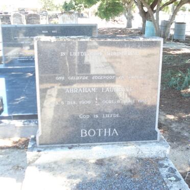 BOTHA Abraham Laurence 1906-1960