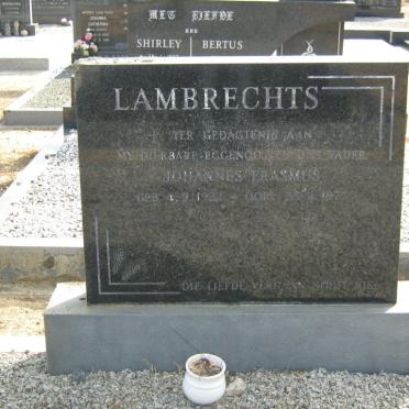 LAMBRECHTS Johannes Erasmus 1922-1975