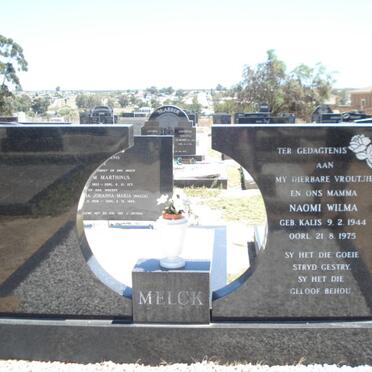 MELCK Naomi Wilma nee KALIS 1944-1975