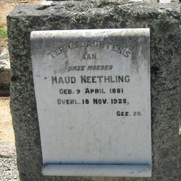 NEETHLING Maud 1881-1928