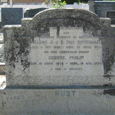 RUST George Philip 1876-1964 &amp; Helena J.J.C. DIPPENAAR 1888-1955