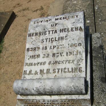 STIGLING Henrietta Helena 1900-1913