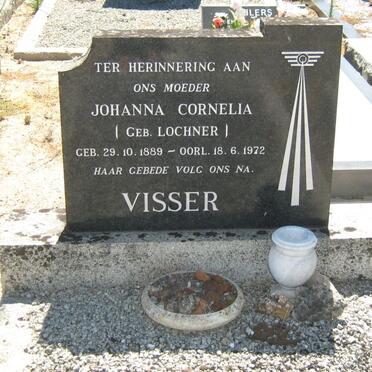 VISSER Johanna Cornelia nee LOCHNER 1889-1972