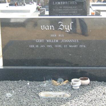 ZYL Gert Willem Johannes, van 1915-1974