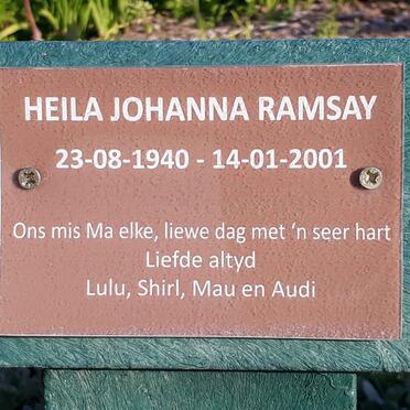 BISSET Colin Thomas 1930-2016 :: RAMSAY Donald Graham 1937-2007 &amp; Heila Johanna 1940-2001