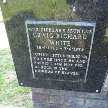 WHITE Craig Richard 1975-1979