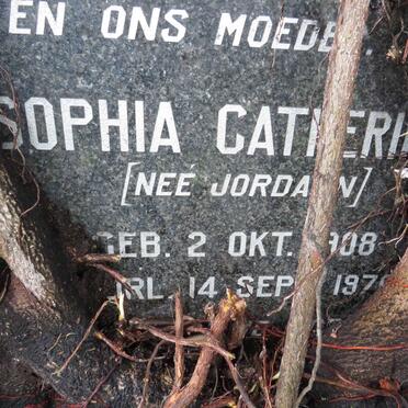 ? Sophia Catharina nee JORDAAN 1908-197?