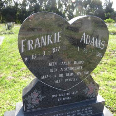 ADAMS Frankie 1977-1996
