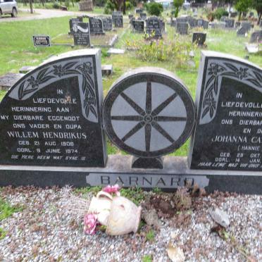 BARNARD Willem Hendrikus 1906-1974 & Johanna Catharina 1912-1992