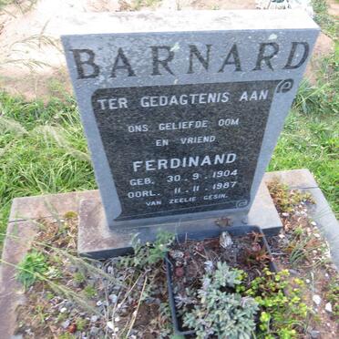 BARNARD Ferdinand 1904-1987