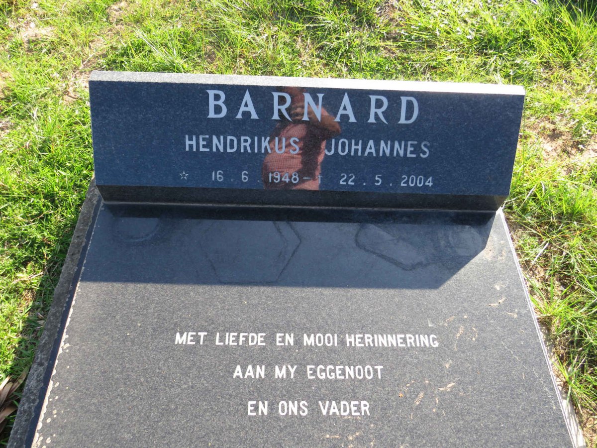BARNARD Hendrikus Johannes 1948-2004
