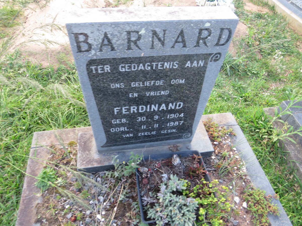 BARNARD Ferdinand 1904-1987