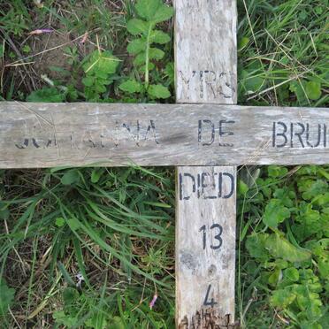 BRUIN Johanna, de 